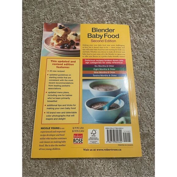 Blender Baby Food Cookbook 2nd Ed - Picture 2 of 2